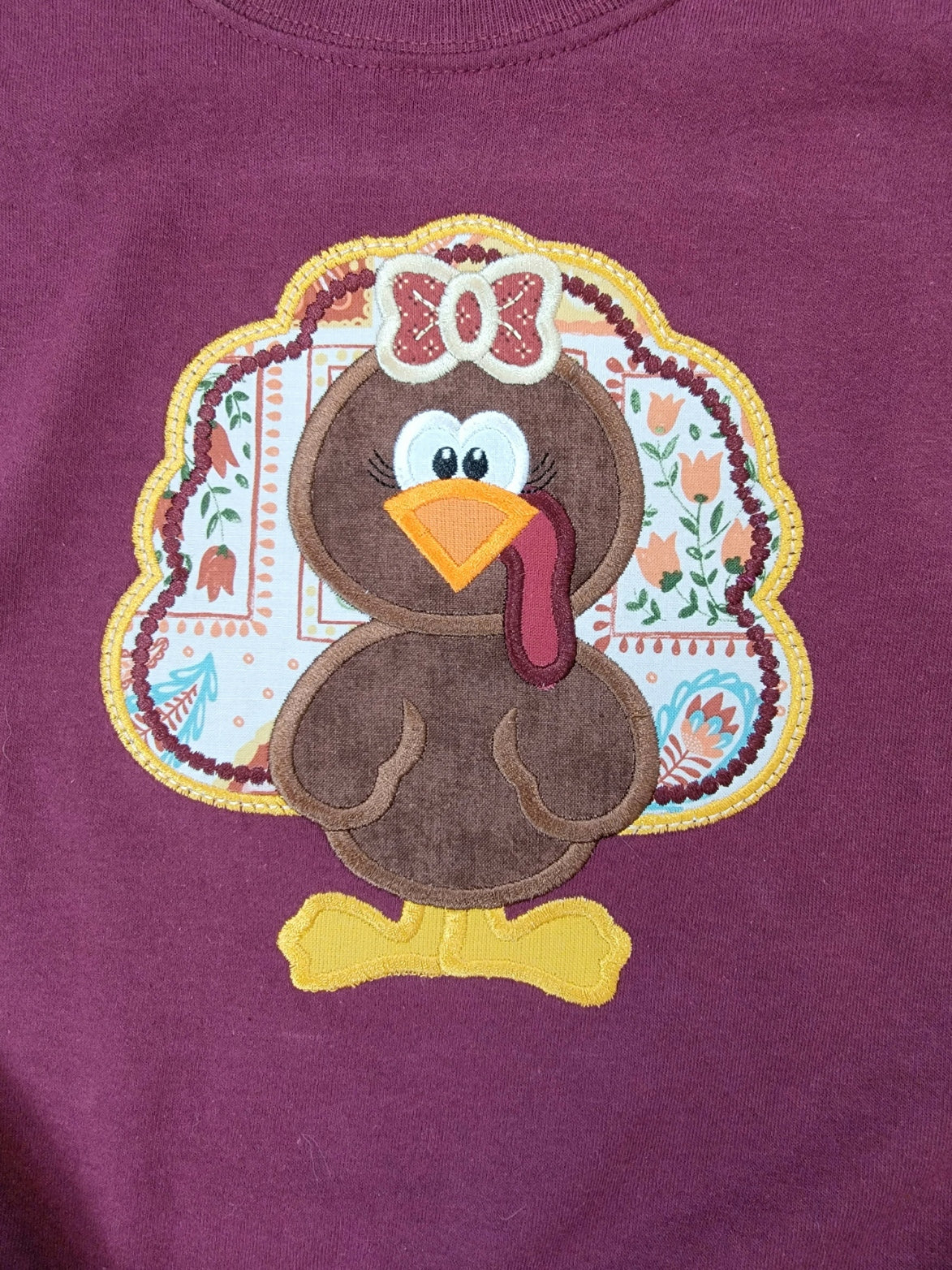 Womens Thanksgiving T-Shirt | Turkey | Fall image 2