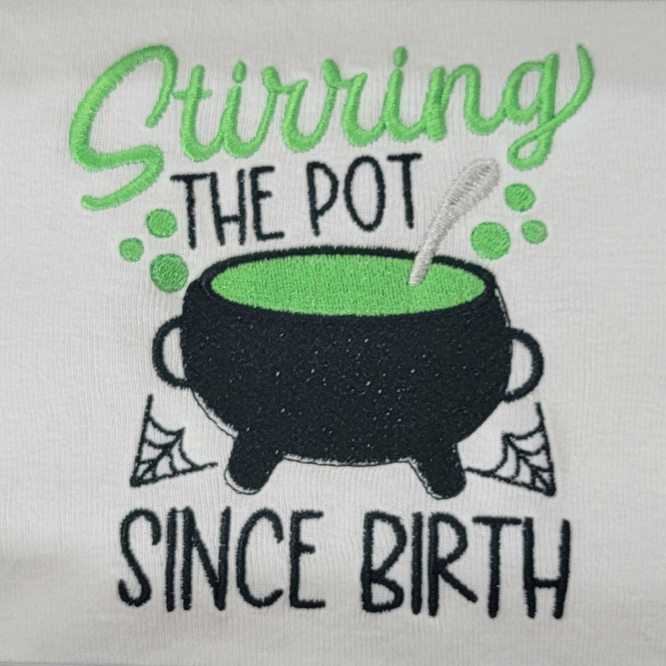 Funny Halloween Tee Shirt | Embroidered image 1