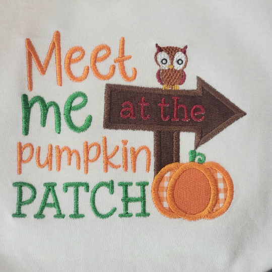 Meet Me At the Pumpkin Patch T-Shirt | Halloween | Fall image 1