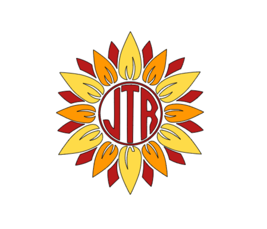 Sun Flower Monogram Decal | Fall | Decal Sticker for Car, Laptop, Tumblers, Yeti image 0