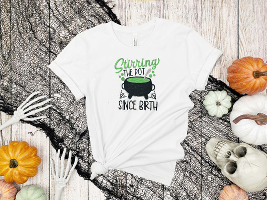 Funny Halloween Tee Shirt | Embroidered image 0